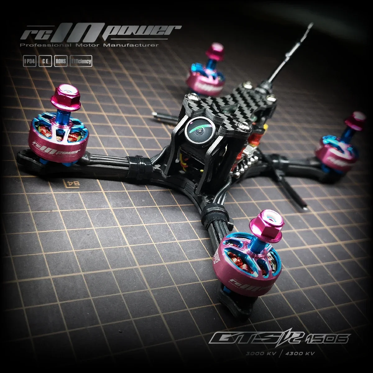 RCINPOWER GTS V2 1506 Motor si - Drone Backpack reseña y precio