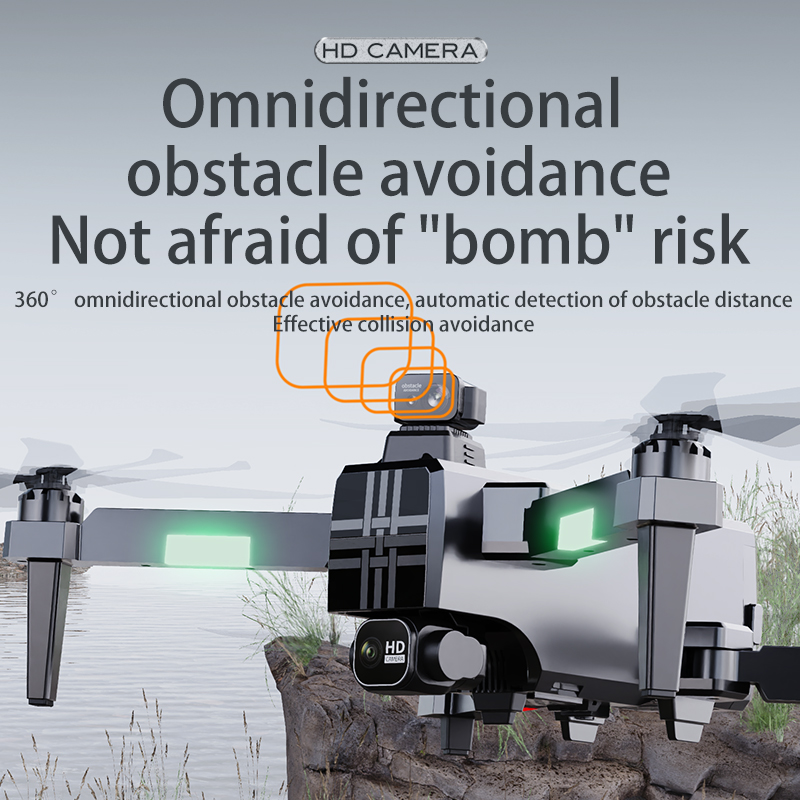 Dron A380 4K HD de tres ejes,  - Drone Power Bank reseña y precio
