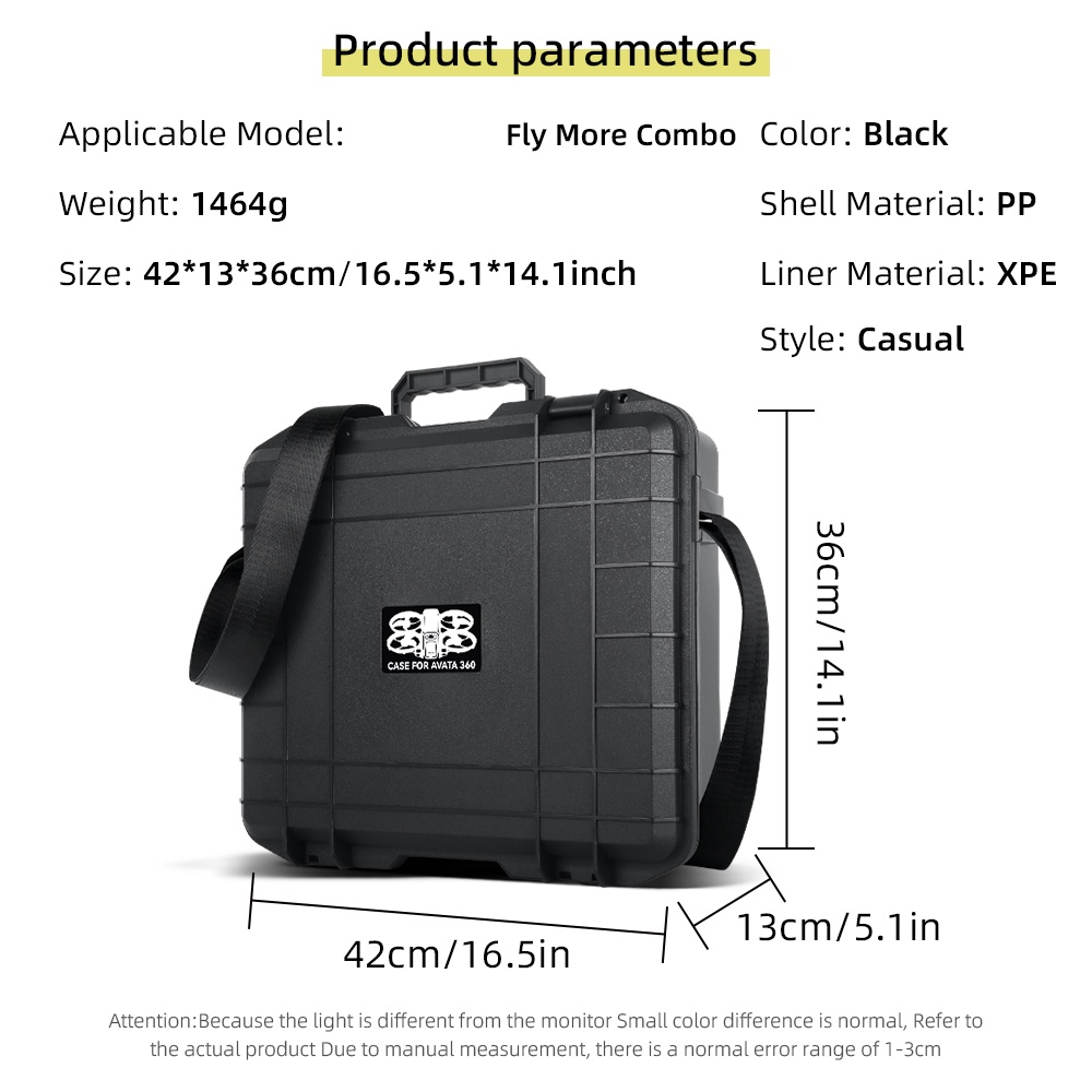 Caja de almacenamiento a prueb - Drone Hard Shell Case reseña y precio